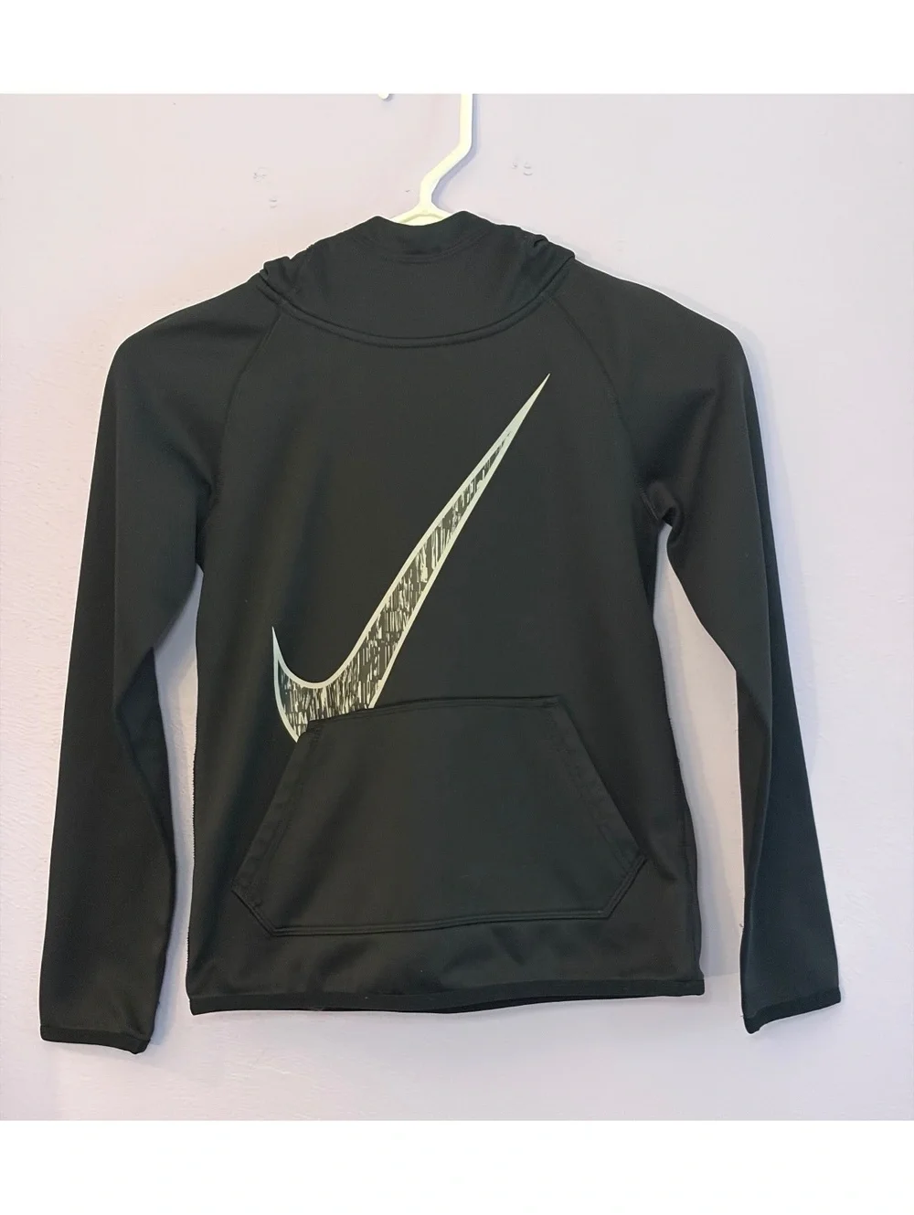 Nike Dri-FIT Black Pullover Hoodie Sweatshirt Size Small